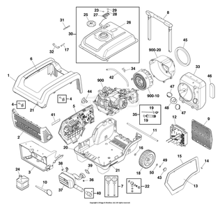 Part Location Diagram of 84007625 Murray HOLDER